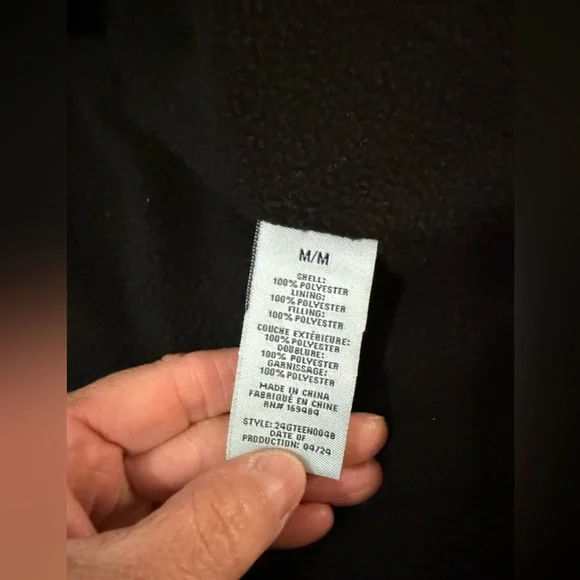 Whales Tail Girl’s Youth Olive Green Hooded Puffer Jacket, Sz medium, NWT. - Picture 9 of 11